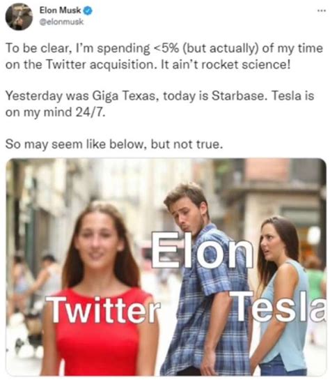 Elon Musk Posta Meme Su Twitter Dago Fotogallery