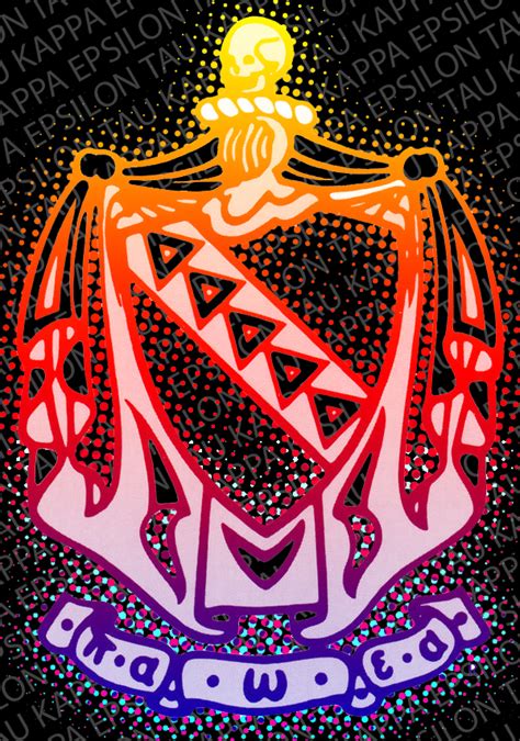 Tau Kappa Epsilon Coat Of Arms Neon By Dtbenso On Deviantart