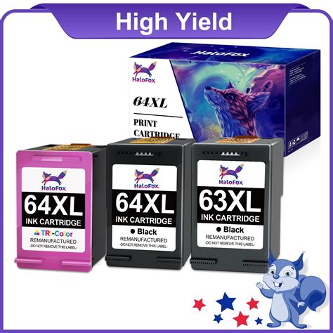 64xl Ink Cartridge Combo Pack For Hp Ink 64 Work For Envy Photo 7858 7855 7120 7155 7158 7164