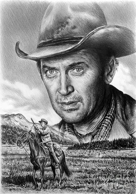 The Far Country Drawing The Far Country By Andrew Read Cowboy