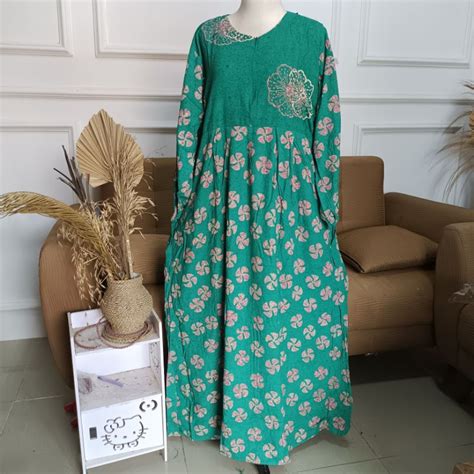 Jual GAMIS BATIK CAP MALAMAN RAYON SANTUNG PREMIUM Shopee Indonesia