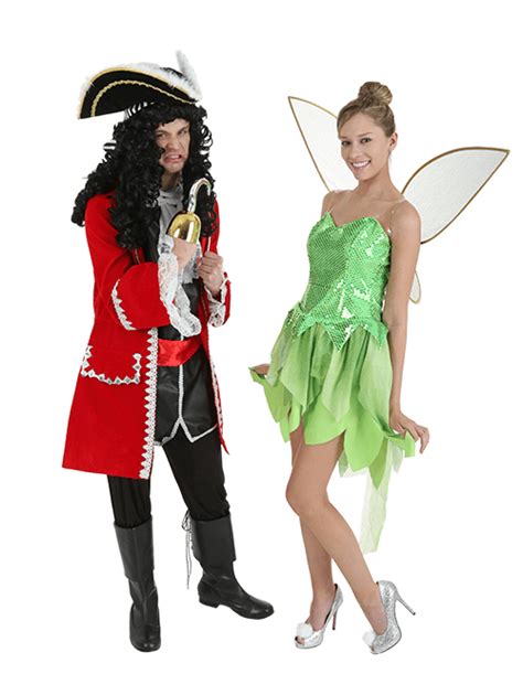 Captain Hook And Tinkerbell Couples Costumes Couples Costumes Unique Couple Halloween