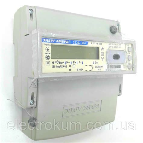 Счетчик Энергомера СЕ 303U A R33 JAZ 146 5-100А трехфазный ...