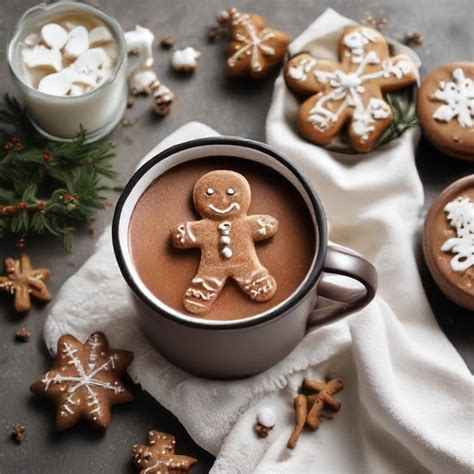 Page Gingerbread Man Hot Chocolate Pictures