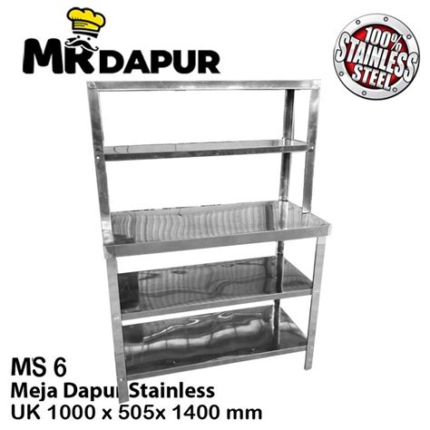 Jual Meja Stainless Steel Mrdapur Ms Dapur Kitchen Shopee Indonesia