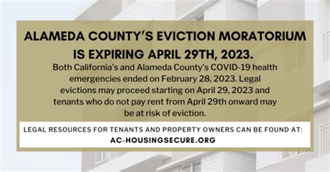 Alameda County Eviction Moratorium