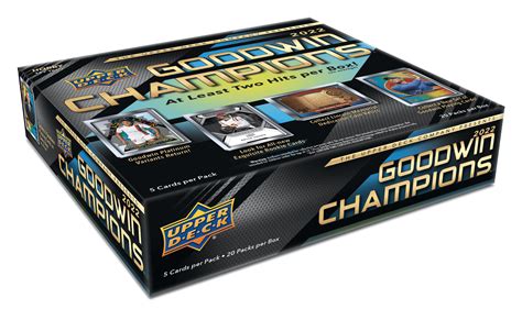 2022 Upper Deck Goodwin Champions Hobby Box CloutsnChara