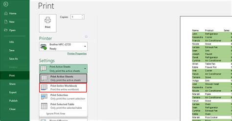 How To Print A Worksheet On Excel Sheet