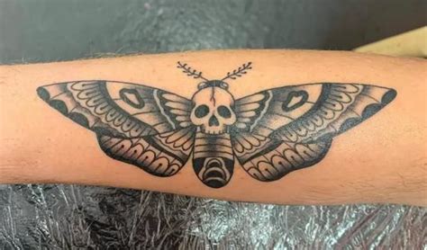 50+ Death Moth Tattoo Designs with Meanings | Art and Design