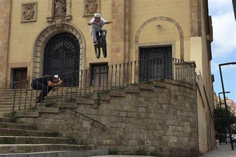 Video Urban Freeride In Spain With Plenty Of Stair Gaps Pinkbike