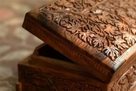 Walnut Wood Carving - Shopkhoj Walnut Cabinets