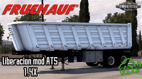 ats Fruehauf Dump Anhänger 1 43 x v 1 1 Trailer Mod für American