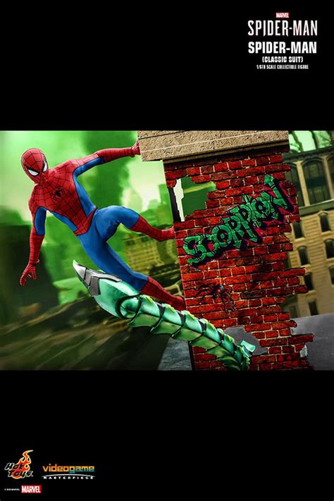 Hot Toys Marvel S Spider Man 1 6 Spider Man Classic Suit HYPERTOYS