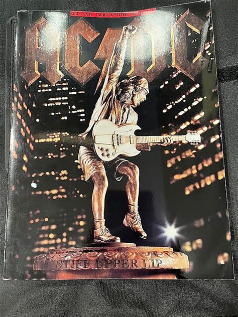 ACDC Stiff Upper Lip Guitar Tab Edition Book Reverb