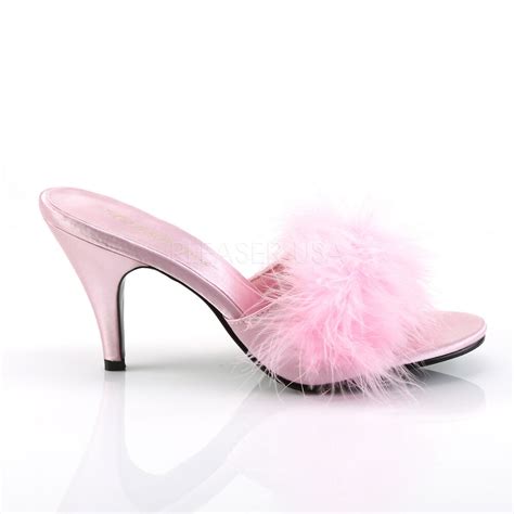 Heeled Slippers With Feathers 28 Images Black Feather Slippers