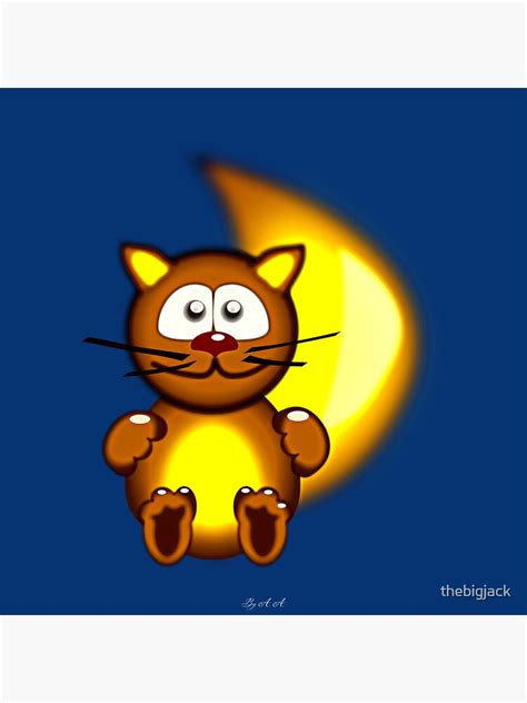 "Funny cat Blue background" Sticker for Sale by thebigjack | Redbubble