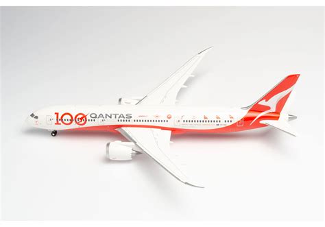 Herpa Qantas Boeing 787 9 Dreamliner 100th Anniversary Longreach 570756