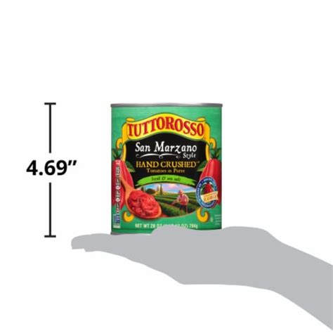 Tuttorosso® San Marzano Style Hand Crushed™ Basil And Sea Salt Tomatoes In Puree 28 Oz Kroger