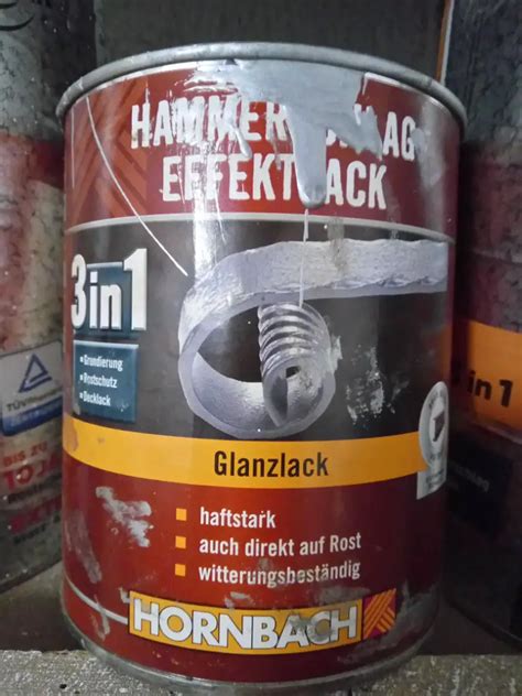 Farbe Metallschutz Hammerschlag Lack Hornbach