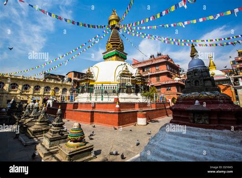 Shree Gha Buddhist Stupa Thamel Kathmandu Nepal Stock Photo Alamy