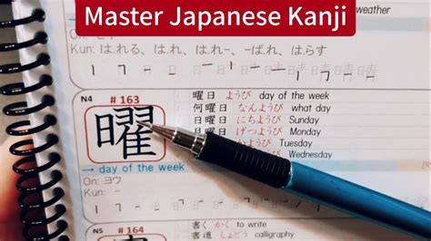 Master 2500 Japanese Kanji 161 180 Kanji Café Course Youtube