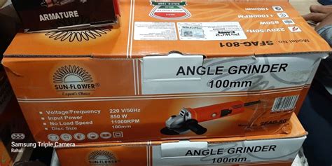 Sunflower SFAG 801 4 Inch Angle Grinder 850 Watt At Rs 1152 Piece In