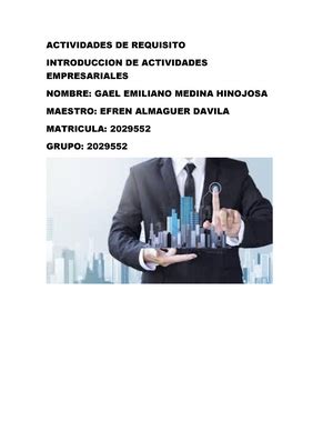 Ev1 AE 1620765 Evidencia 1 De La Materia Administracion Empresarial