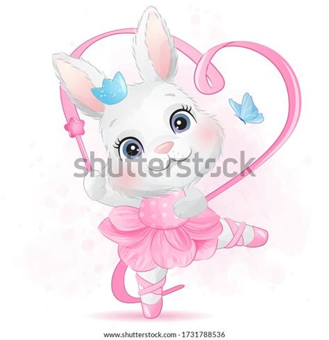 Water Color Bunny Ballerina: Over 5 Royalty-Free Licensable Stock ...