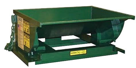 Jesco Low Profile Super Heavy Duty Formed Base Self Dumping Hoppers