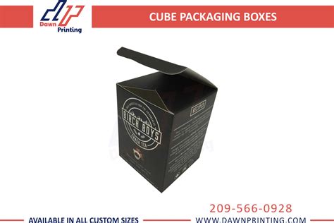 Custom Cube Boxes Cube Packaging Boxes Dawn Printing