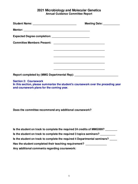 Fillable Online Mmg Natsci Msu Program Requirements And Timeline