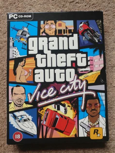 Grand Theft Auto Vice City Complete Pc Cd Rom Pal Eur Picclick Fr