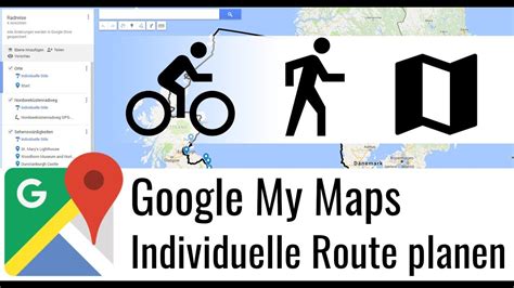 Google My Maps GPS Routen Punkte Erstellen YouTube