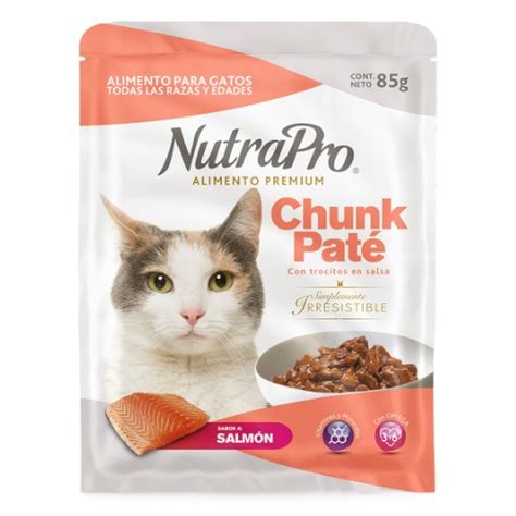 Alimento Para Gatos Nutrapro Pouche Gatos Salmon 85gr City Pet