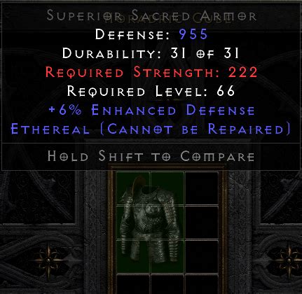 O Superior Eth Sacred Armor Topic D2jsp