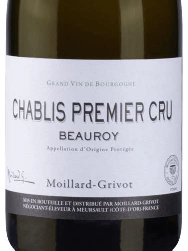 Moillard Grivot Chablis Premier Cru Beauroy Vivino Us