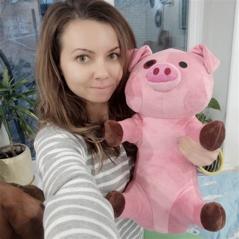 Игрушка подушка Свинка Пухля купить ручная работа