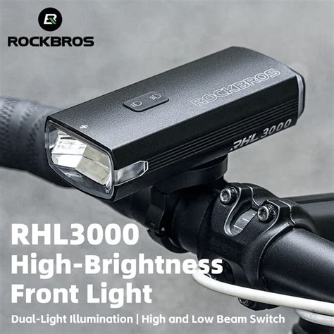 ROCKBROS Luces de bicicleta ROCKBROS 400 lúmenes luz delantera de