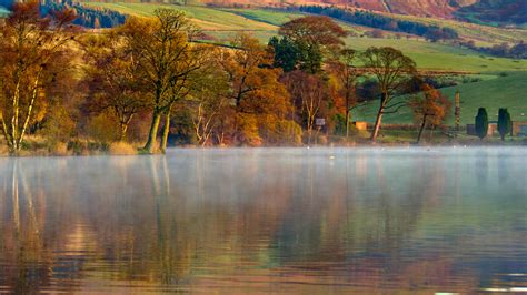 Misty Antermony Loch This Is Antermony Loch On A Cold Nove Flickr