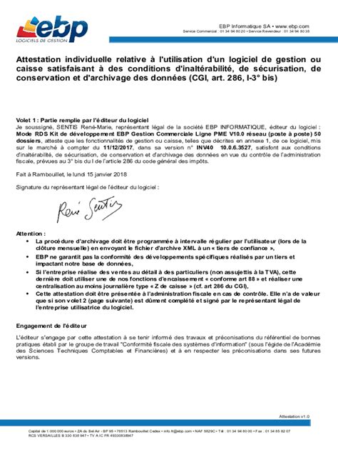 Fillable Online Attestation Individuelle Relativel Utilisation D Un