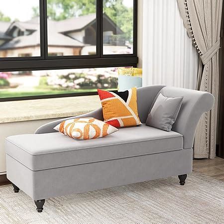 Amazon Andeworld Chaise Lounge With Storage Modern Upholstered