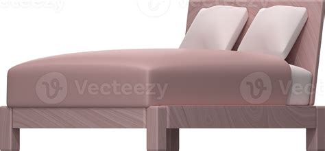 3d Bed Icon On Transparent Background 39833403 Png