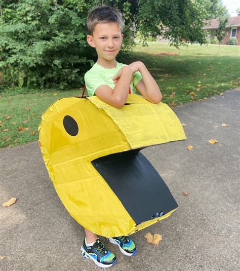 How To Make A DIY PacMan Costume - Our Lively Adventures