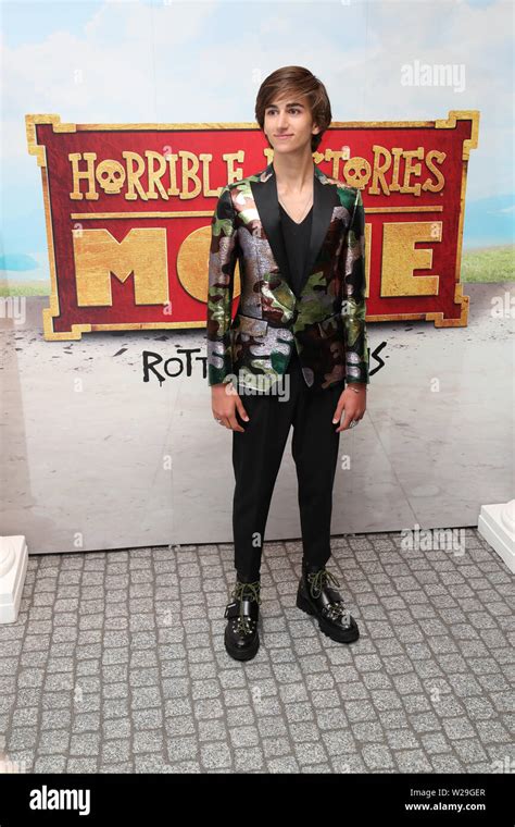 Sebastian Croft attending the premiere of Horrible Histories The Movie ...