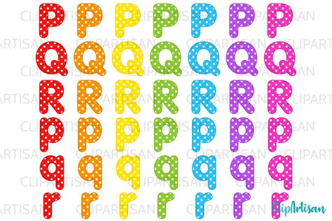 Alphabet Clip Art Abc Illustrations A To Z Pqr Letters By Clip