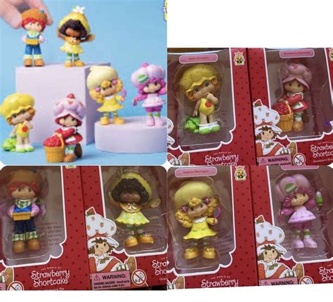 The Loyal Subjects Tls Toy Strawberry Shortcake Set Of 6 Mini Figures Brand New Ebay