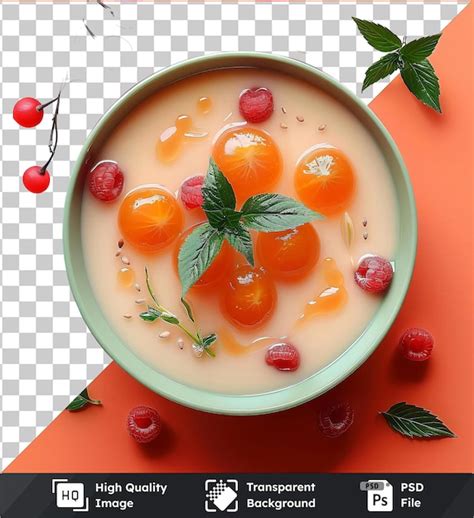 Premium Psd High Quality Transparent Psd Chawanmushi Dish Topped With