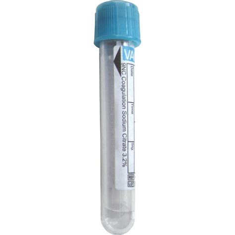 Ml Vacuette Tube Nc Coagulation Sodium Citrate