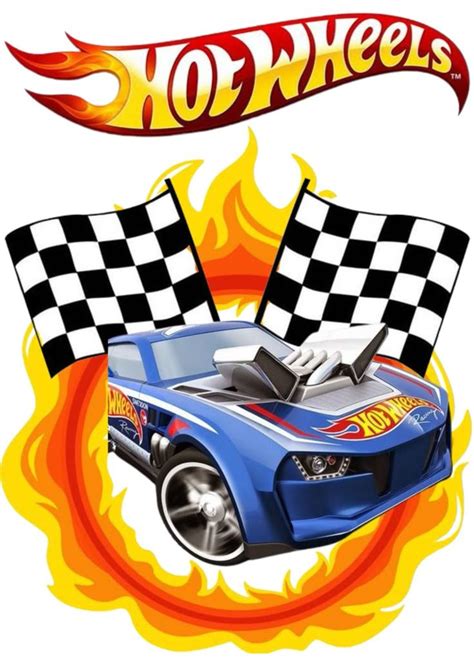 HOT WHEELS Hot Wheels Birthday Hot Wheels Cake Hot Wheels Cupcakes Toppers