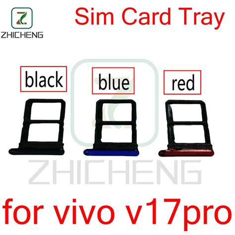 For Vivo V17pro New SD MicroSD Holder Nano Sim Card Tray Slot